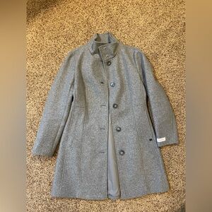 Calvin Klein Beautiful Gray Pea Coat